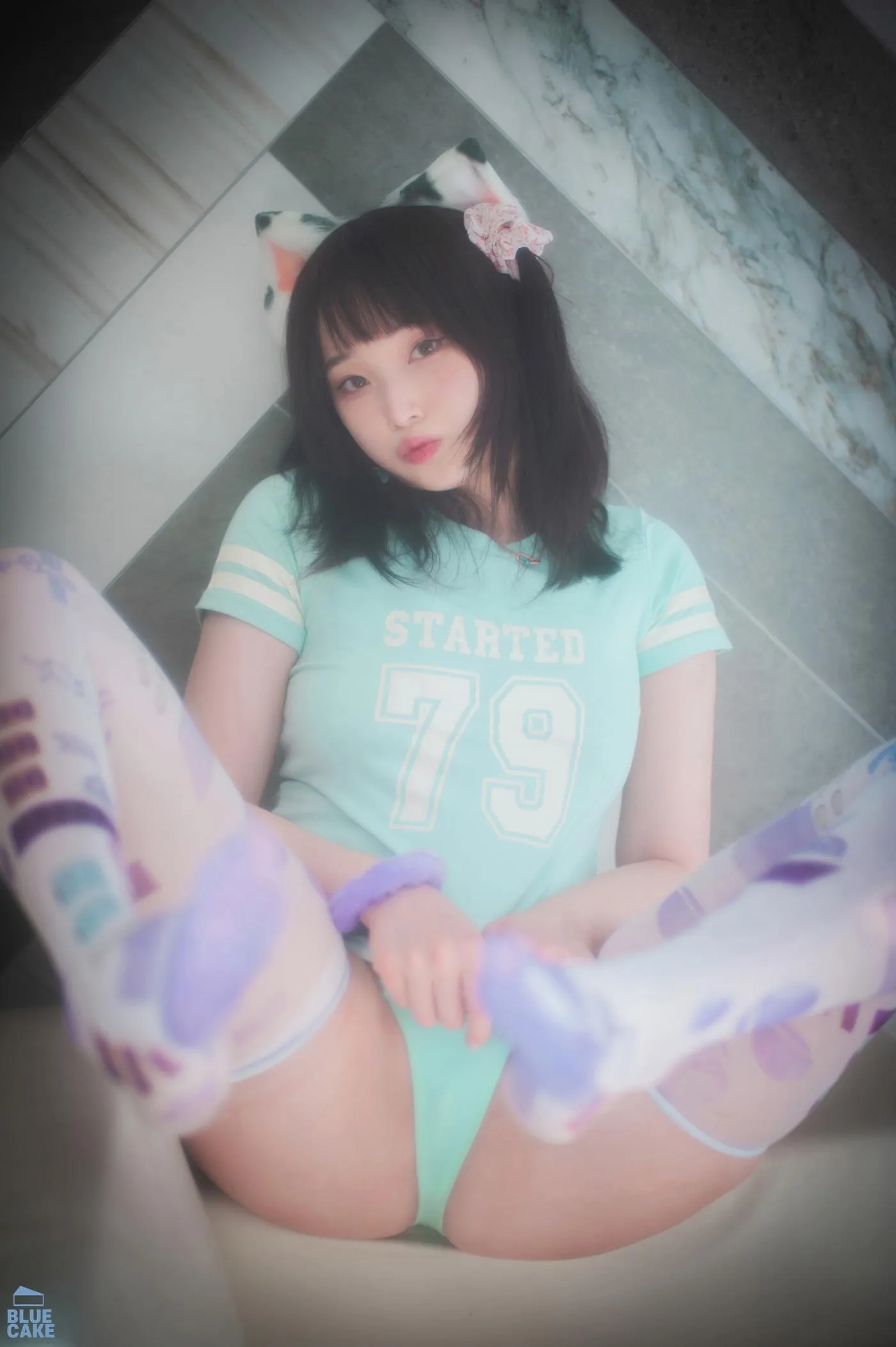 Bambi밤비 – NO.91 [BLUECAKE] Naughty Cats Pink  Mint RED[23] [55P]插图5